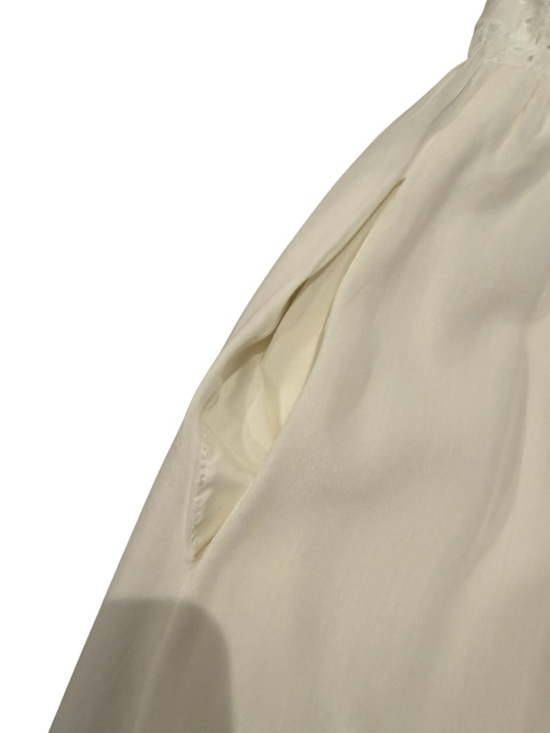 White Puff Sleeve Midi Dress - Picture 8 of 12